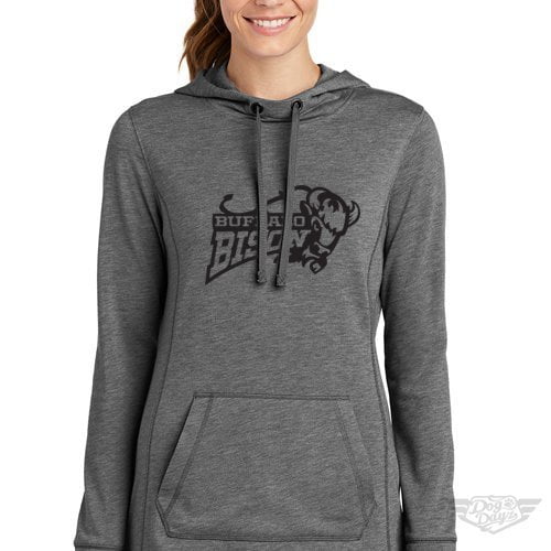 DogDayz Apparel - Sweatshirt - Buffalo Bison - Women - Heather Grey