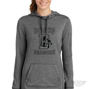 DogDayz Apparel - Sweatshirt - Borup Broncos - Women - Heather Grey