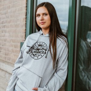 DogDayz Apparel - Sweatshirt - Waubun Bombers - Women - Heather Grey