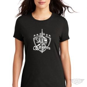 DogDayz Apparel - Tee - Arthur Knights - Women - Black