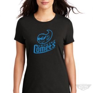 DogDayz Apparel - Tee - Erskine Comets - Women- Black