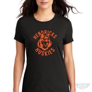 DogDayz Apparel - Tee - Hendricks Huskies - Women - Black