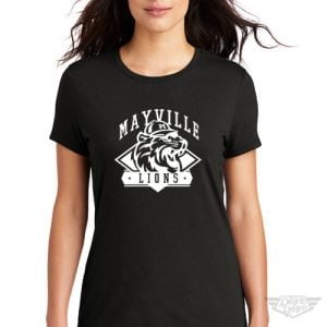 DogDayz Apparel - Tee - Mayville Lions - Women - Black