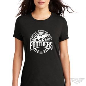 DogDayz Apparel - Tee - Norman County West Panthers - Women - Black