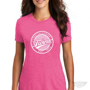 DogDayz Apparel - Tee - Clifford Twins - Women - Fuchsia Frost