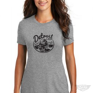 DogDayz Apparel - Tee Detroit Lake - Women - Heather Grey