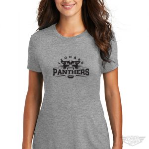 DogDayz Apparel - Tee - Leonard Panthers - Women - Heather Grey