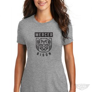 DogDayz Apparel - Tee - Mercer Bison - Women - Heather Grey