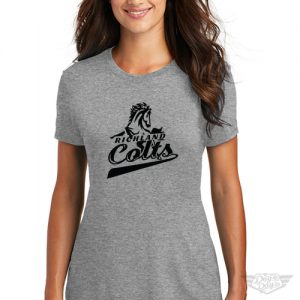 DogDayz Apparel - Tee - Richland Colts - Women - Heather Grey