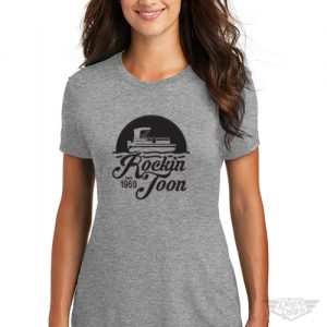 DogDayz Apparel - Tee -Rockin Toon - Women - Heather Grey