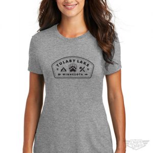 DogDayz Apparel - Tee Tulaby Patch - Women - Heather Grey