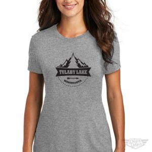 DogDayz Apparel - Tee -Tulaby Tree - Women - Heather Grey