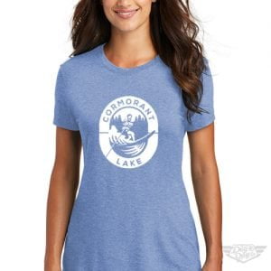 DogDayz Apparel - Tee Cormorant - Women - Royal Frost
