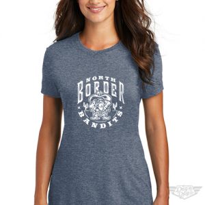 DogDayz Apparel - Tee - North Border Bandits - Women - Navy Frost