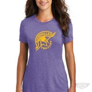 DogDayz Apparel - Tee - Barnesville Trojans - Women - Purple Frost