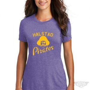 DogDayz Apparel - Tee - Halstad Pirates - Women - Purple Frost