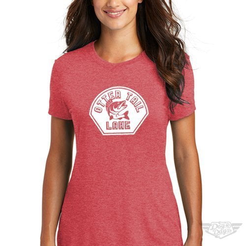 DogDayz Apparel - Tee Otter Tail - Women - Red Frost