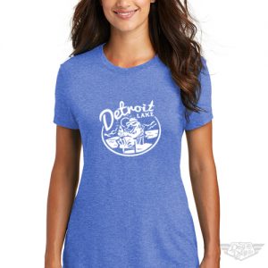 DogDayz Apparel - Tee Detroit Lake - Women - Royal Frost