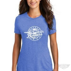 DogDayz Apparel - Tee - Waubun Bombers - Women - Royal Frost