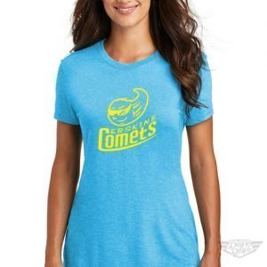 DogDayz Apparel - Tee - Erskine Comets - Women- Turquoise Frost