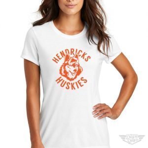 DogDayz Apparel - Tee - Hendricks Huskies - Women - White