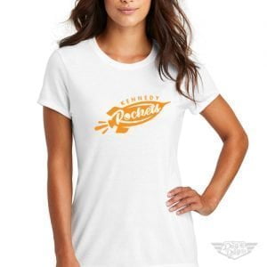 DogDayz Apparel - Tee - Kennedy Rockets - Women - White