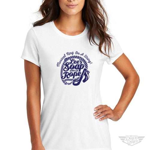 DogDayz Apparel - Tee -Lees Soap on a Rope - Women - White