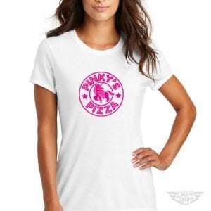 DogDayz Apparel - Tee - Pinkys Pizza - Women - White