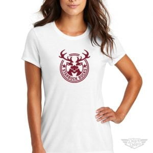DogDayz Apparel - Tee - Starbuck Bucks - Women - White