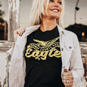 DogDayz Apparel - Tee - Norman County East Eagles - Women - Black