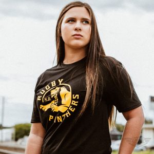 DogDayz Apparel - Tee - Rugby Panthers - Women - Black