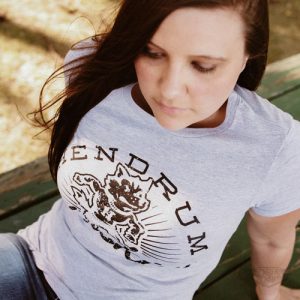 DogDayz Apparel - Tee - Hendrum Huskies - Women - White