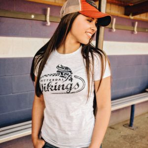 DogDayz Apparel - Tee - Hitterdal Vikings - Women - White