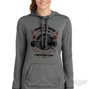 DogDayz Apparel - Sweatshirt - Town & Country Car Show - Women - Grey